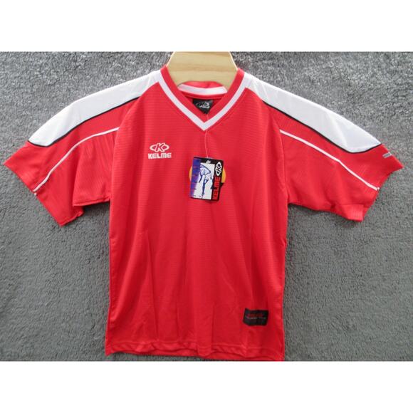 NWT Vintage 90s Y2K KELME Men's Small Polyester Soccer Futbol Jersey Shirt USA - Picture 1 of 14